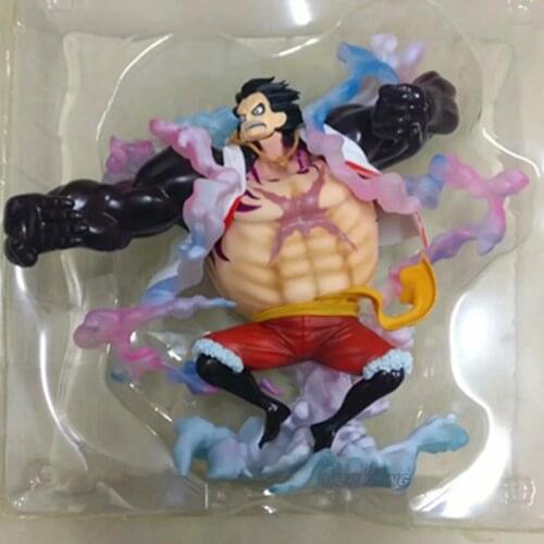 One Piece Battle Ver Monkey D Luffy Gear 4 Bound Man Model Toy Luffy Action Figure Collection Decoration Kids Toys