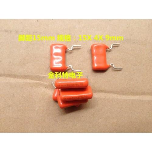 Original New 100% CBB capacitor 630V 0.012UF 123J 12NF film capacitor P=15MM (Inductor)