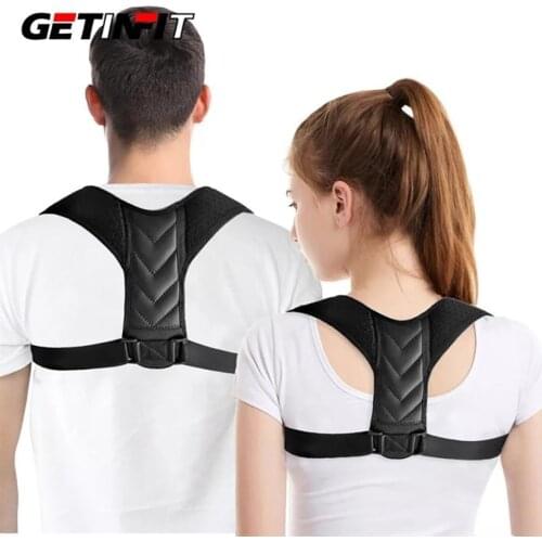 Getinfit NEW Back Posture Corrector Belt Women Men Prevent Humpback Relieve Pain Posture Straps Clavicle Brace Drop Shipping