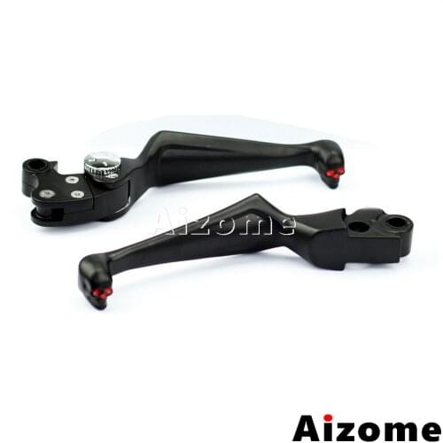Motorcycle Adjustable Clutch Levers Skull Levers For Harley Sportster 1996-2003 Touring Road King 96-07 Softail Dyna 96-2013