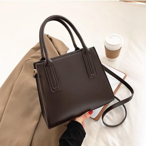 Burminsa Trapeze Small Top Handle Bags For Women Bucket Work Female Tote High Quality Ladies Shoulder Crossbody Bags Autumn 2021