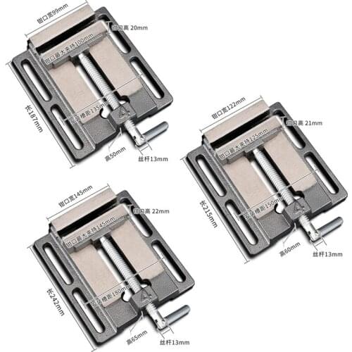 Precision milling machine flat nose pliers 4 5 6 Inch Flat Bench Vise Milling Machine Small Table Bench Drill Vise Tools,F20021