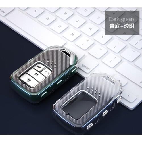 TPU full cover car key case For Honda Vezel city Civic BR-V HR-VCRV Pilot Accord Jazz Jade Crider Odyssey Car accessories