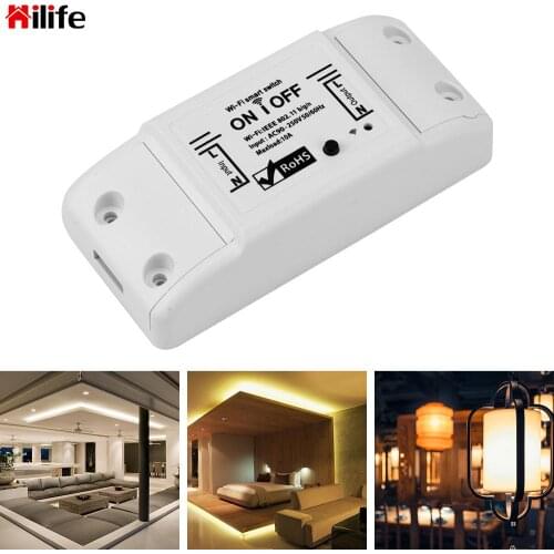 WiFi Can be timed Breaker Smart Light Switch Smart Life/Tuya APP Works with Alexa Google Home Wireless Remote Control