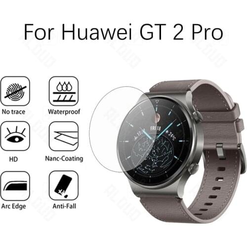 3PCS Tempered Glass For Huawei Watch GT2 Pro 46mm Screen Protector Smartwatch Full cover Protective Film Anti-Scratch glass