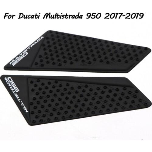 OLPAY Motorcycle Gas Tank Side Traction Knee Protector Anti Slip Pad For Ducati Multistrada 950 2017-2019