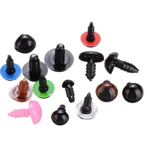 1 Box DIY Craft Eyes Set Plastic Colorful Safety Eyes Noses For Doll Craft DIY Making Tools Accessories