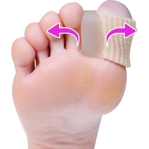1Pair Toes Separator Hallux Valgus Corrector Bone Thumb Straightener Bunion Stretchers Protector Massage Foot Care Tools