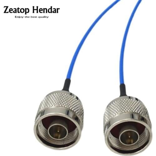 1Pcs Blue RG316 Cable N Type Male to N Male Plug Straight RF Coaxial Jumper Pigtail Wire 10CM 15CM 20CM 30CM 50CM 1M 2M