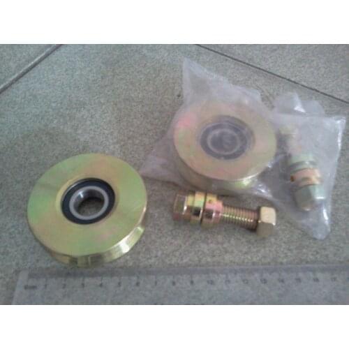 2.7 inch sliding gate roller groove V with 6203RS bearing M12x50 bolt (wheel diameter 78mm,thickness 18mm)