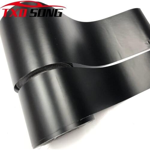 15CM*200CM/300CM/500CM Black Matte Realistic Paint-Like Vinyl Wrap Roll With Air Release Matt Car Sticker Decal