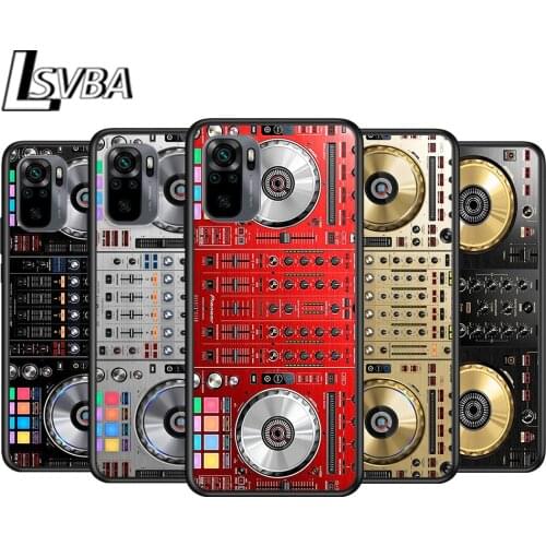 DJ Music Retro for Xiaomi Redmi Note 10 10S 9 9T 9S 9Pro Max 8T 8Pro 8 7 6 5 Pro 5A 4X 4 Soft Black Phone Case