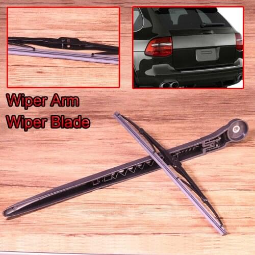 2x Car Rear Wiper Blade Back Windscreen Wiper Arm Kit fit for Porsche Cayenne 2003 2004 2005 2006 2007 2008 2009 2010 R340-770