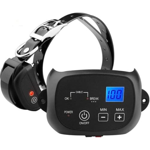 Electronic Fencing Device Dog Training Collar Electric Shock Adjustable Range Harmless Wireless Dog Fence Pet Containment System
