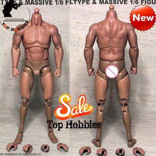 1:6th Coveralls Overalls GANGHOOD Muscular And Strong Soldier Body JumpsuitSuitable F Villains Arnold Other Dolls Model In Stock