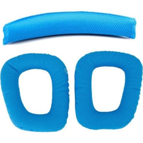 Replacement Ear pads Cushion Headband Set For Logitech G430 G930 Headphones