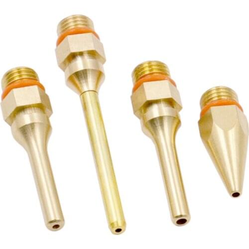 Hot Melt Glue Gun Nozzle Pure Copper 34x2mm 50x2mm 50x3mm 70x2mm Adhesive Guns Accessories Sealant Home Tools DIY Craft Kits
