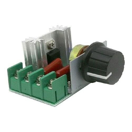 New 220V AC 2000W Thyristor Electronic Volt Regulator Governor Speed Controller