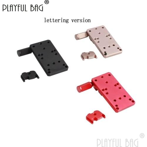 PB Playful bag Sight Gasket Clip Adapter Piece & Back Cover Universal Adapter Piece Gasket P1 gel ball gun part DIY Toys QD84S