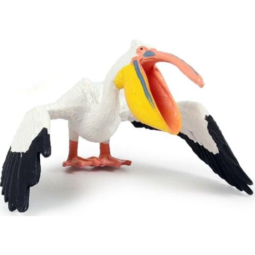 Pelican Animal Figure Collectible Toys Birds Animal Cognition Action Figures Kids Plastic Model Toys