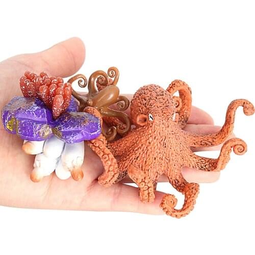 Assorted Plastic Insects Devilfish Nature Figure Model Kids Educational Toys