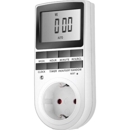 Led socket timer 24 hours timing precision minute large screen display automatic power-off safety timer 110-240V 2500W For led