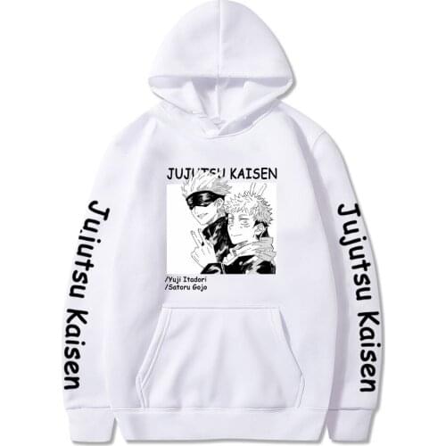 Jujutsu Kaisen Gojo Satoru Yuji Itadori Men Women hip hop sweatshirt harajuku streetwear male hoodie