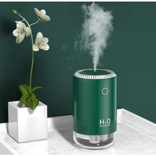 USB air Humidifier for Home office 370ml Ultrasonic Water Mist Maker Fogger Diffuser with LED Night Light Aroma Humidificador