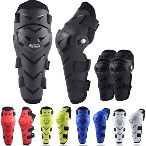 VEMAR Motorcycle Rider Protective Gear 4 Pcs Off-Road Moto MTB BMX DH Bike Cycling Elbow Drop-Resistant Leg knee Protective Gear