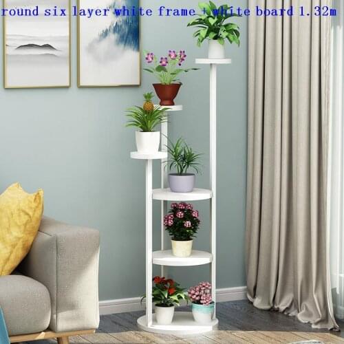 Indoor Scaffale Porta Piante Saksi Standi Rak Bunga Suporte Estante Para Flores Dekoration Outdoor Balcony Shelf Flower Stand