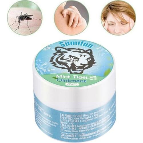 10g Green Mosquito Bite Cream Repair Anti-itch Grass Original Ointment Herbal Cooling Oil Prevent Dizziness Ointment Cream Q4K7