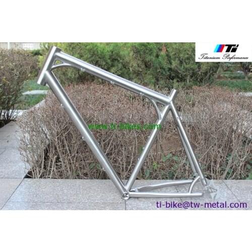 XACD titanium bicycle frames with rohloff dropouts, popular titanium Mountain bike frame, china titanium MTB frame