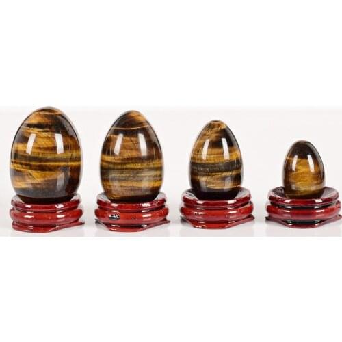Yoni Kegel Eggs Natural Tiger Eye Jade Massage Stone Pelvic Floor Muscle Exercise Vaginal Tightenning Ben Wa Balls Driopshipping