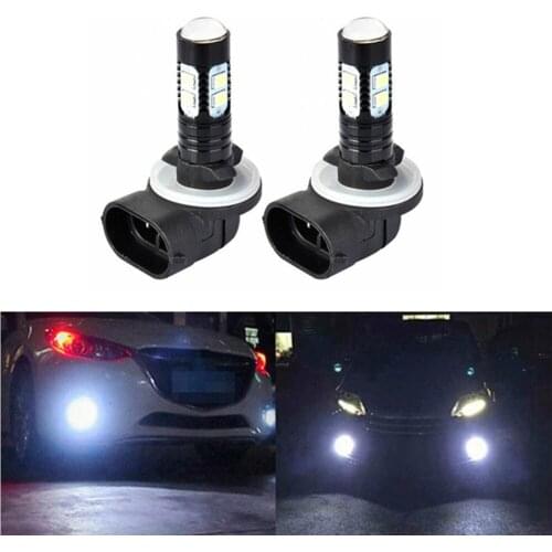 1 Pair 881 LED Fog Light Driving Bulbs 300 400 450 500 550 570 600 700 Xenon White 7500K Car Fog Lamp