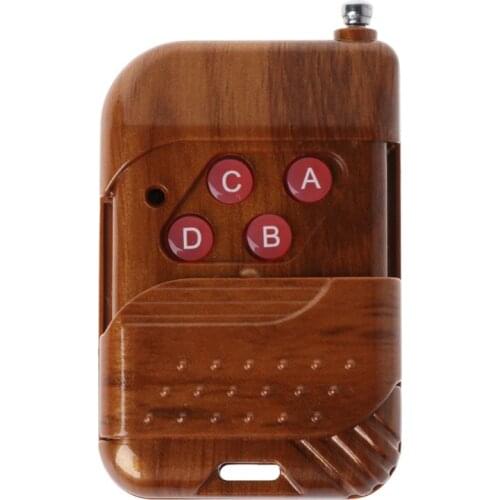 315/433Mhz Universal Wireless Copy Code Remote Control Controller 4 Channel Electric Cloning Gate Garage Door Auto Keychain