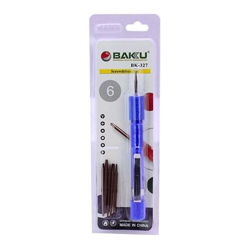 BAKU BK-327 MOBILE PHONE SCREWDRIVER SET 6 PRONG