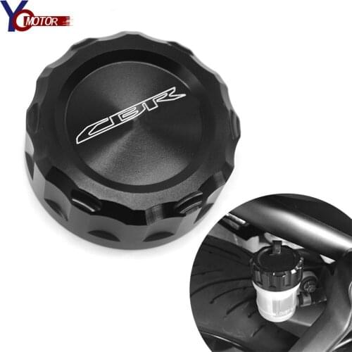 CBR CNC Aluminum Motorcycle Rear Brake Fluid Tank Reservoir Cap Oil Cup Cover for Honda CBR650F CBR600RR CBR954RR CBR650R