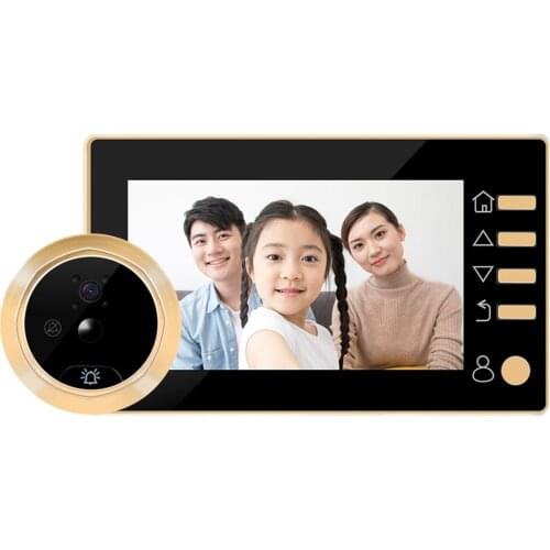 Motive Detection Doorbell 4.3" HD Video Digital Door Viewer Kit