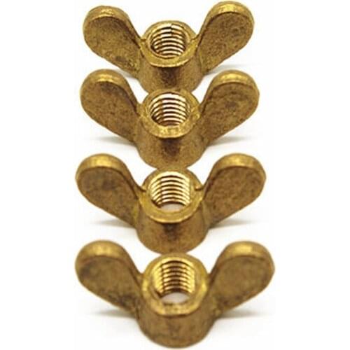 M10 M12 M14 M16 M20 Nut wing nuts Hand screw brass