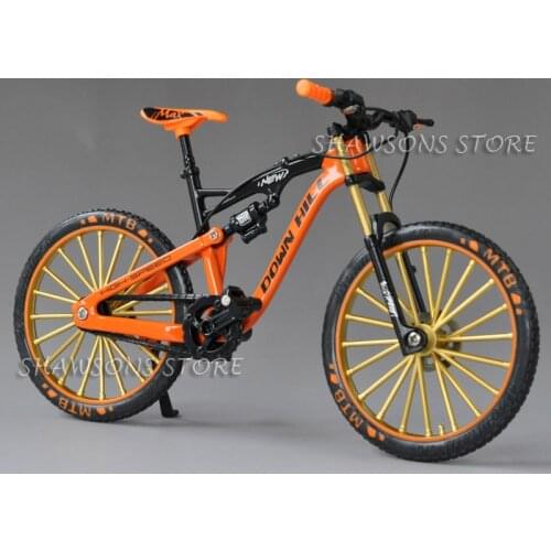 1:10 Scale Diecast Metal Bicycle Model Toys DH Down Hill Extreme Mountain Bike Replica Collections