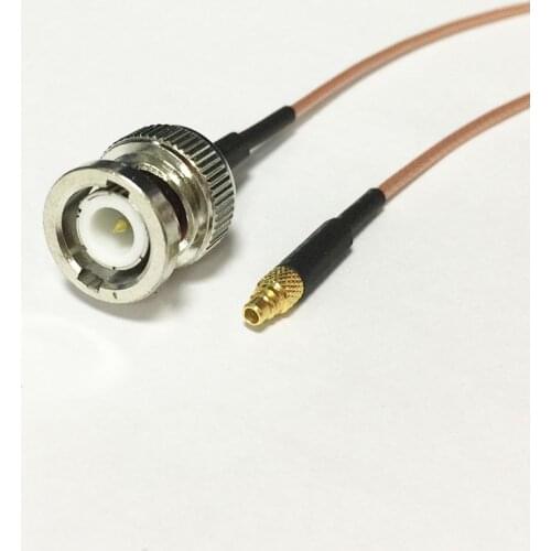 New Modem Coaxial Cable BNC Male Plug Switch MMCX Male Plug Connector RG178 Cable Pigtail 15CM 6" Adapter