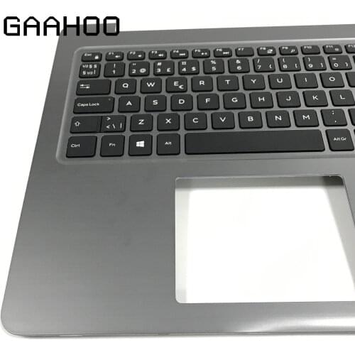 Brand new original laptop DN Denmark keyboard for DELL INSPIRON15-5000 5565 5567 Palmrest assembly keyboard w/o backlight GRAY