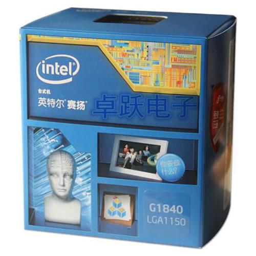 Intel Celeron Processor G1840 Boxed processor (2M Cache, 2.80 GHz) LGA1150 Dual-Core 100% working properly Desktop Processor