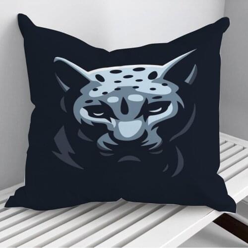 Blue jaguar vector art1 Throw Pillows Cushion Cover On Sofa Home Decor 45*45cm 40*40cm Gift Pillowcase Cojines Dropshipping