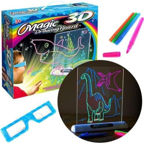 Creative Drawing Board Children Toys Boys Girls Pen 3D Glasses Life Brighter And More Fun Create Interesting Drawings