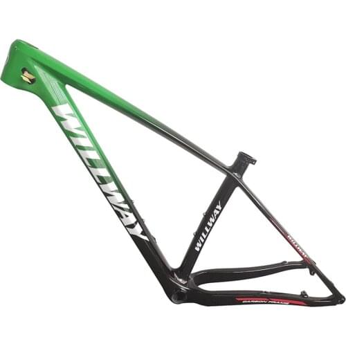 Full Carbon Mountain Bicycle Frame MTB 29, Boost 148, Size 15/17/19, BB92 Bottom Bracket, 31.6mm, With Headset Clamp Thru.Shaft