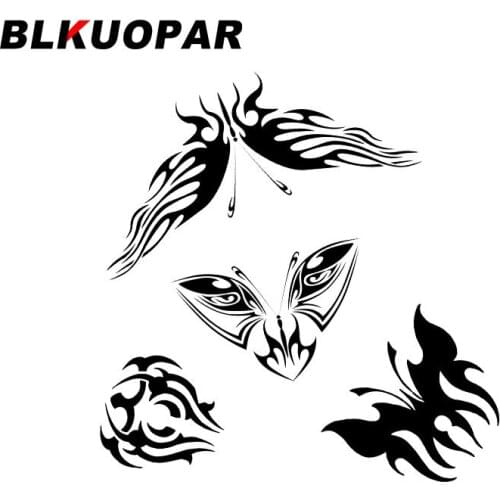 BLKUOPAR for Butterfly Decals Vinyl Car Stickers Laptop Waterproof Refrigerator Sunscreen Funny Campervan Snowboard Decoration