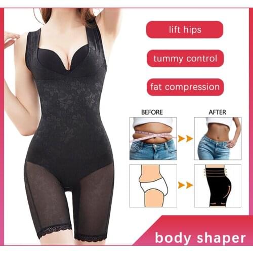 Women Sexy Slimming Bodysuit Pulling Underwear Body Shaper Butt Lifter Push Up Flat Belly Shapers Modeling Straps Shapewear