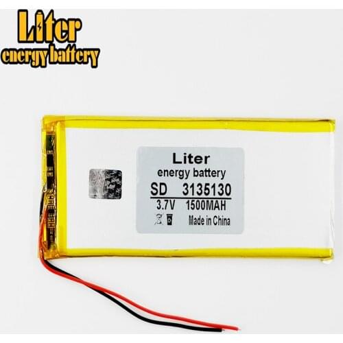 3.7 V Tablet polymer battery, 3135130 1500mah MID tablet battery