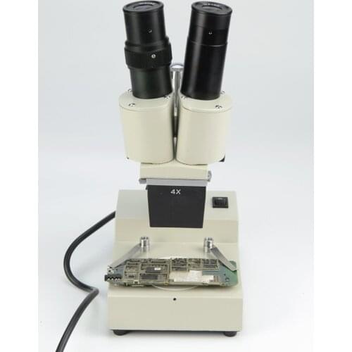 40x Binoculars Stereo Microscope with Top Light Illumination